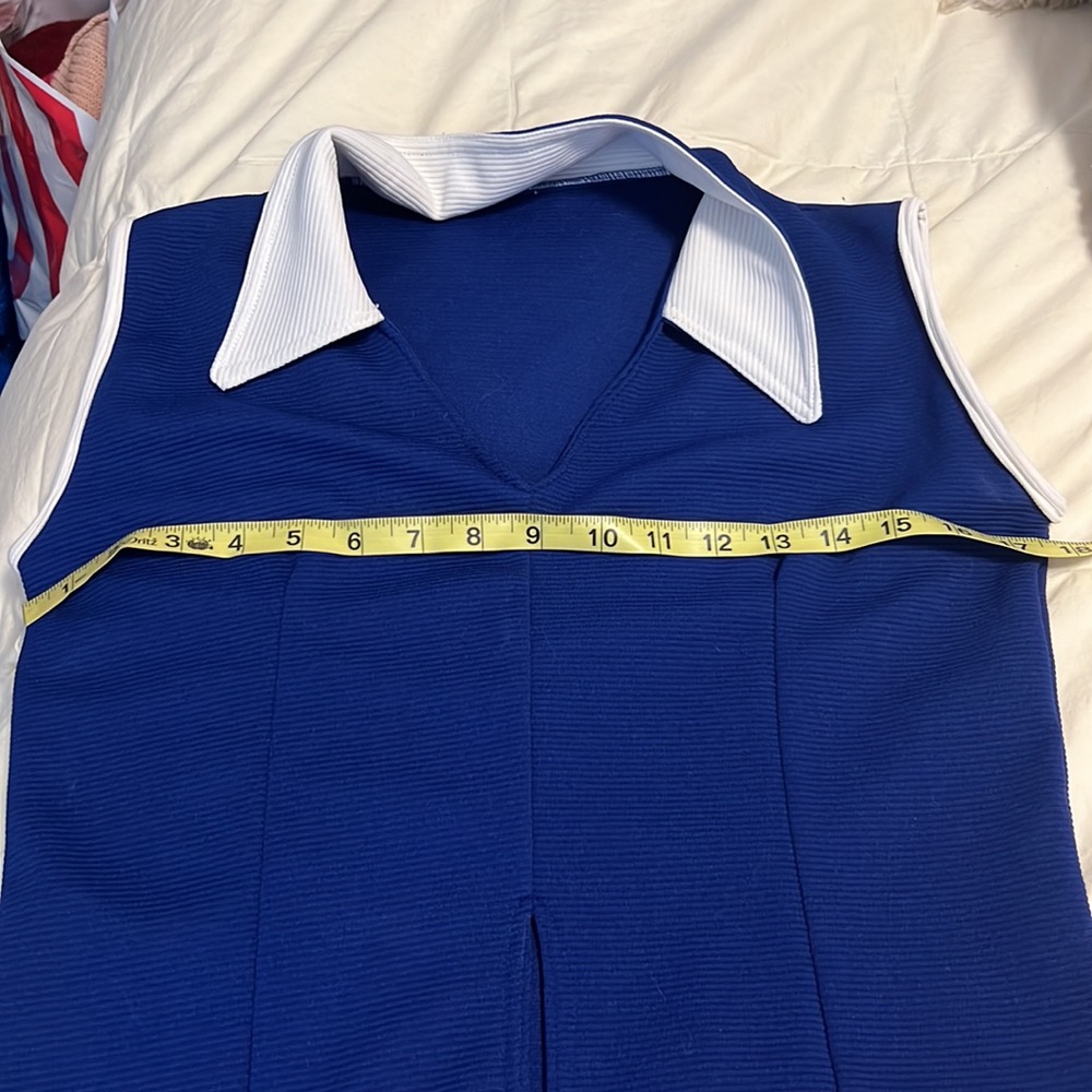 True Vintage 60s/70s White and Blue set - Picture 5 of 7